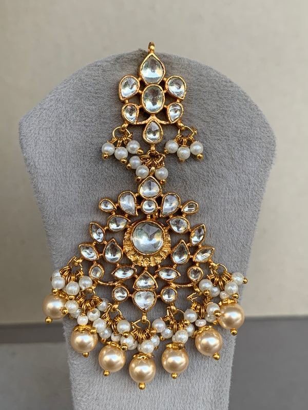 MM1857W White Bridal Jadau Set