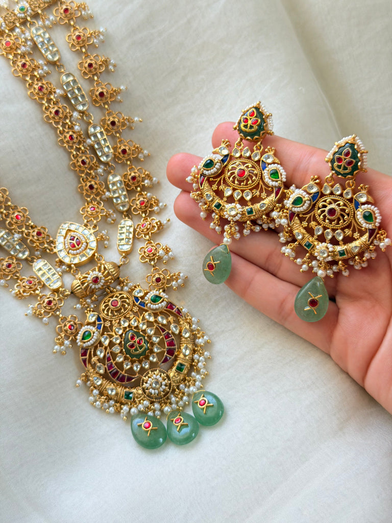 MM1819 Long Antique Jadau Set
