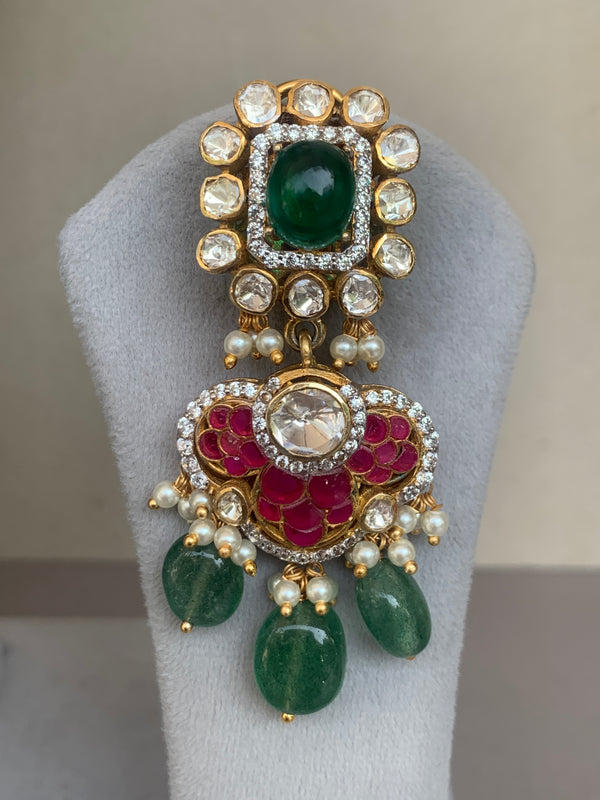 Z1869 Moissanite Set with Earrings