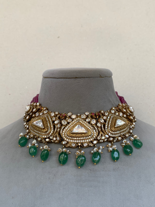 Palak Tiwari in US349 Moissanite Set with Earrings