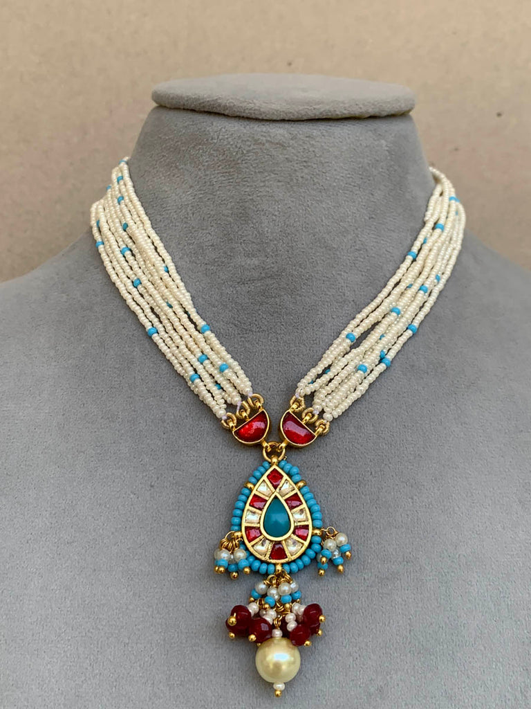 MM013 Turquoise Jadau Set