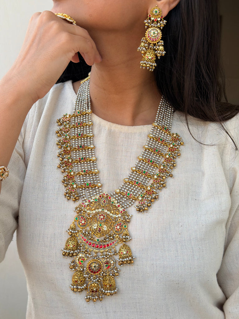 MM1561  Long Bridal Jadau Set
