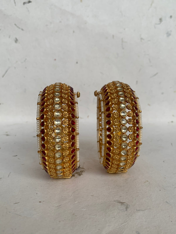 FB072 Antique Jadau Bangle