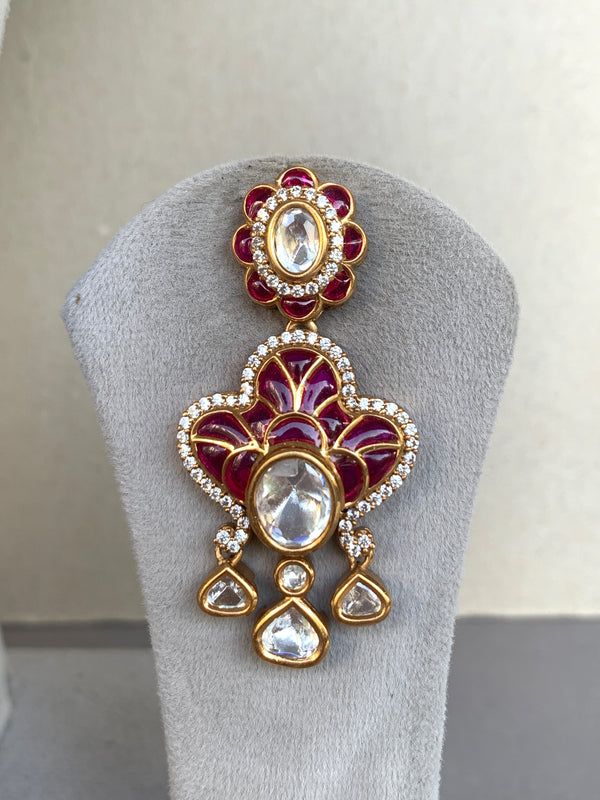 EN1093 Indo Western Uncut Set