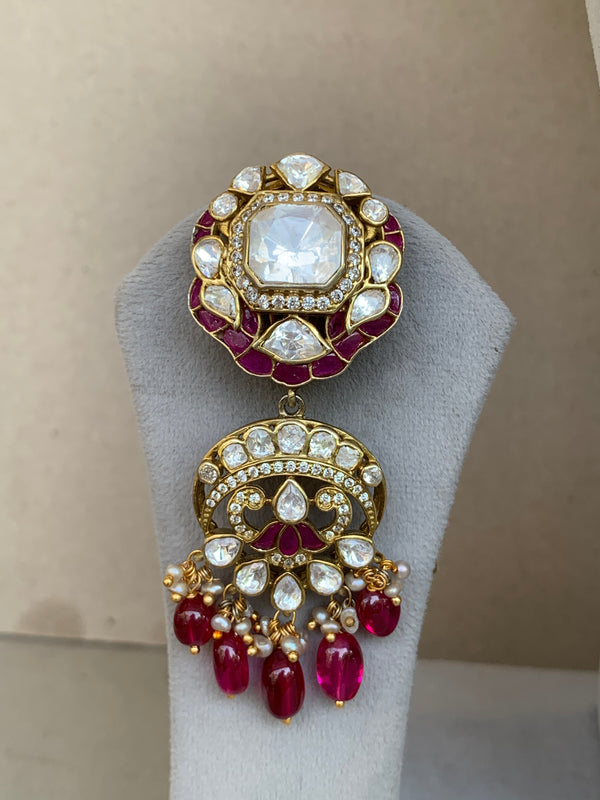 Z11037 Moissanite Set with Earrings