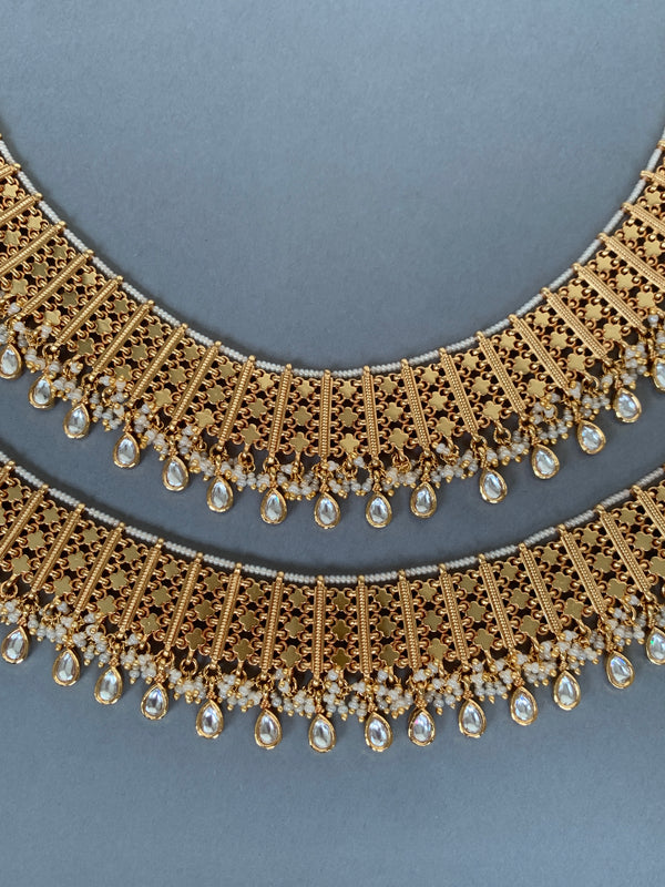 AC172 Antique Jadau Payal