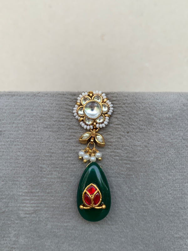 TN519W Jadau Earrings