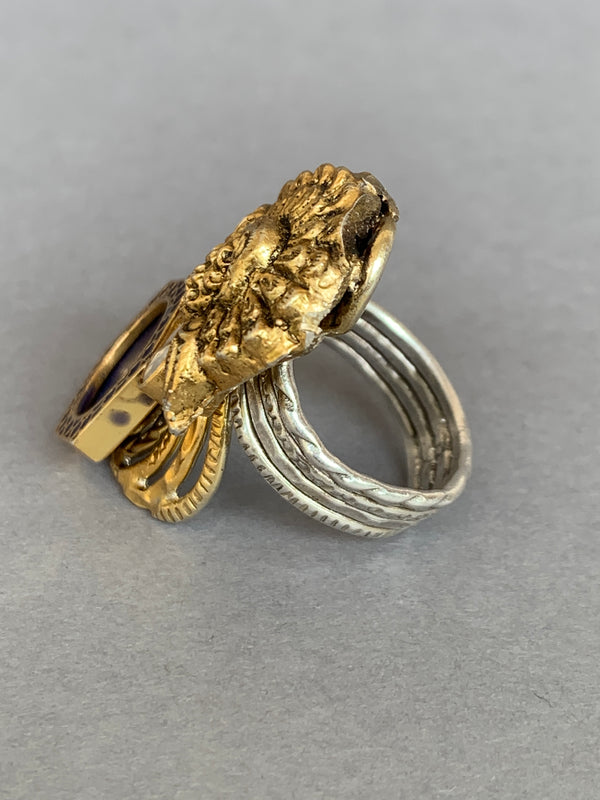 JV368 Maahru Silver Ring