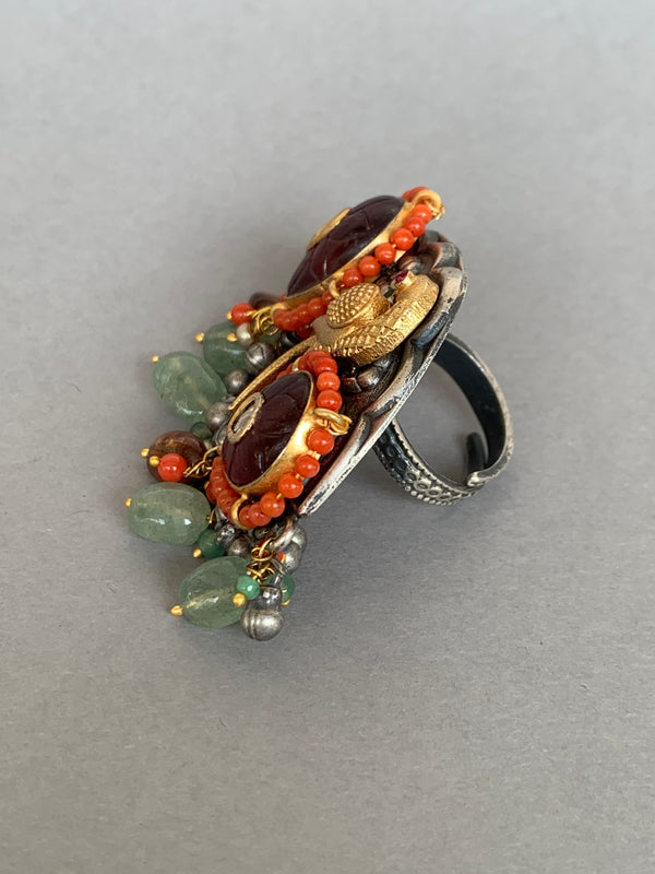 JV442 Maahru Silver Ring