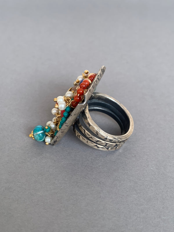 JV314 Maahru Silver Ring