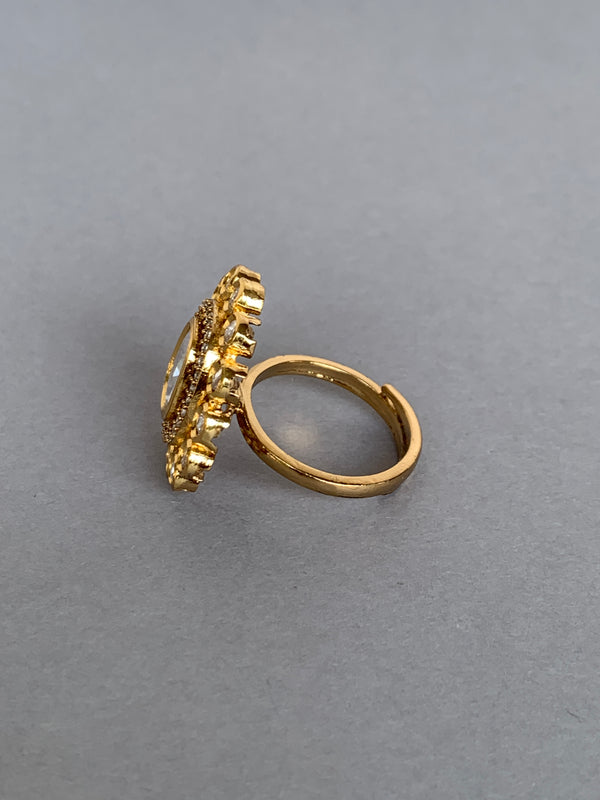 EA137 Indo Western Uncut Ring