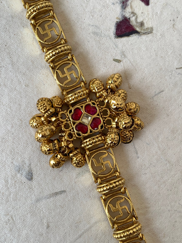 MB772 Antique Jadau Bracelet
