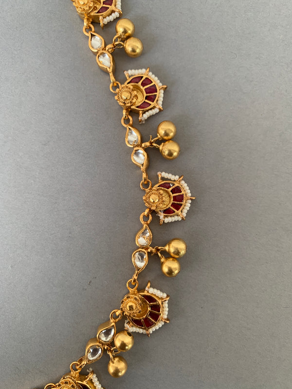 KK442 Antique Jadau Mathapatti