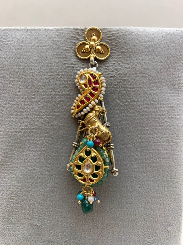 E1999  Maahru Silver Earrings