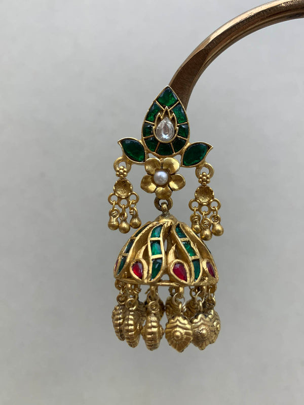 AA1376  Rambaugh Earrings Jhumka