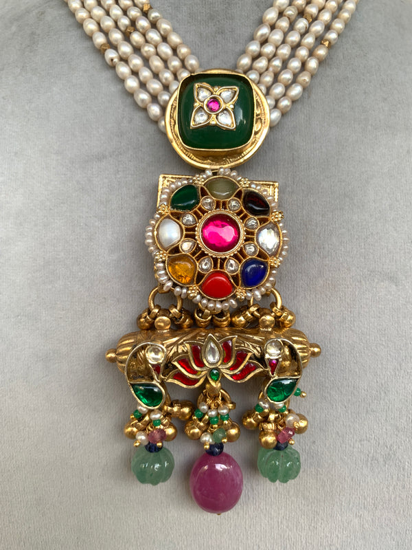 NR835 Heritage Jadau Necklace