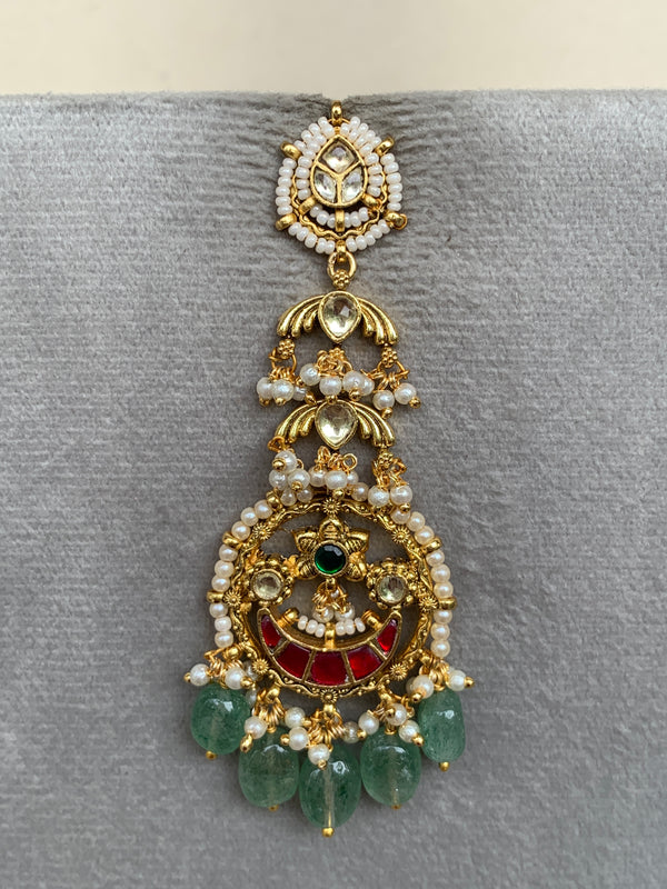 TN458 Jadau Earrings