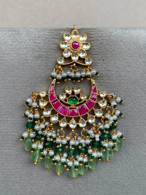 TN158 Multi Jadau Earrings