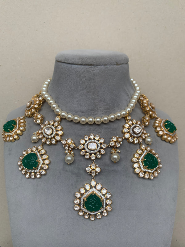 US114 Moissanite Set with Earrings