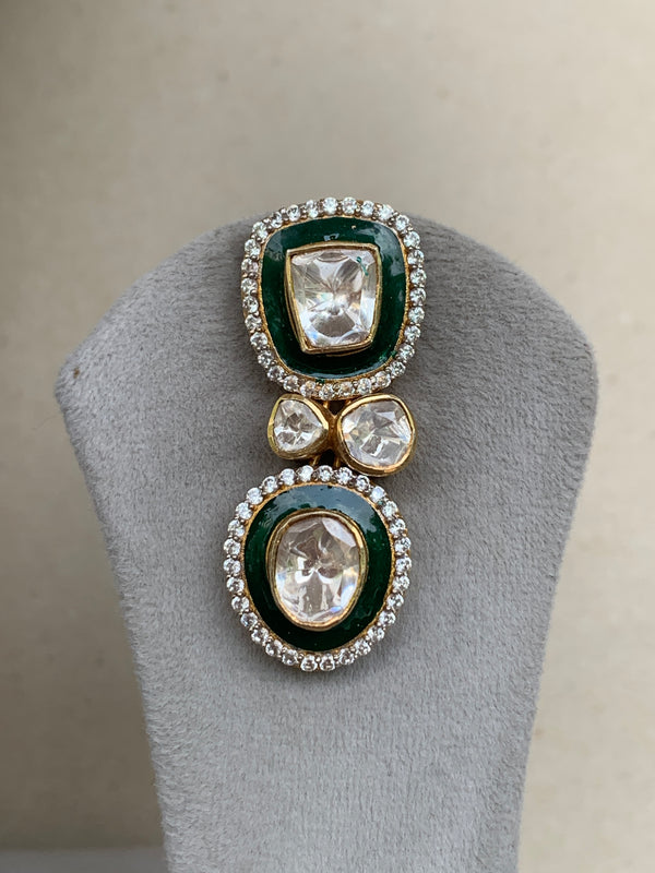 US491 Moissanite Set with Earrings