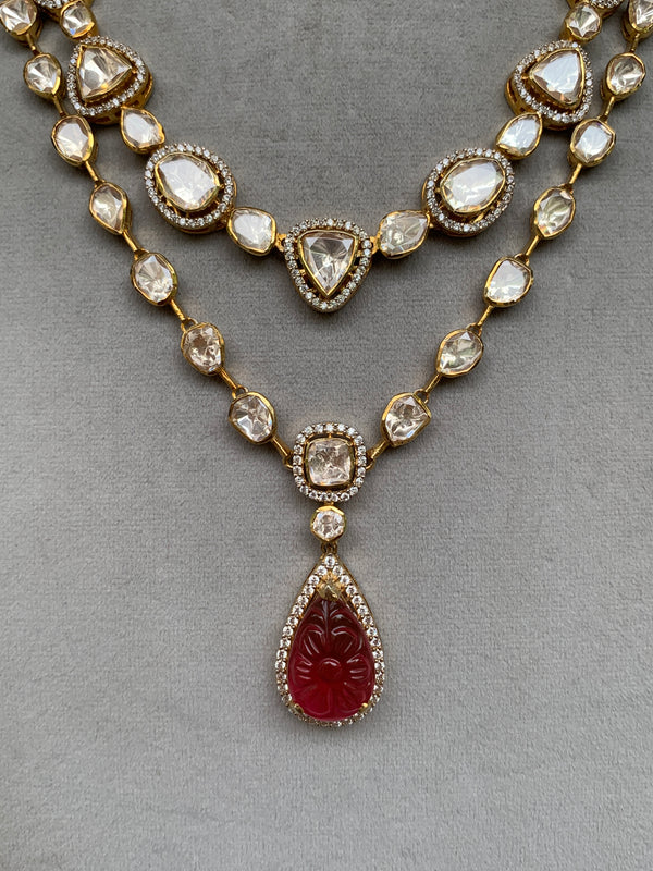 US502 Moissanite Set with Earrings