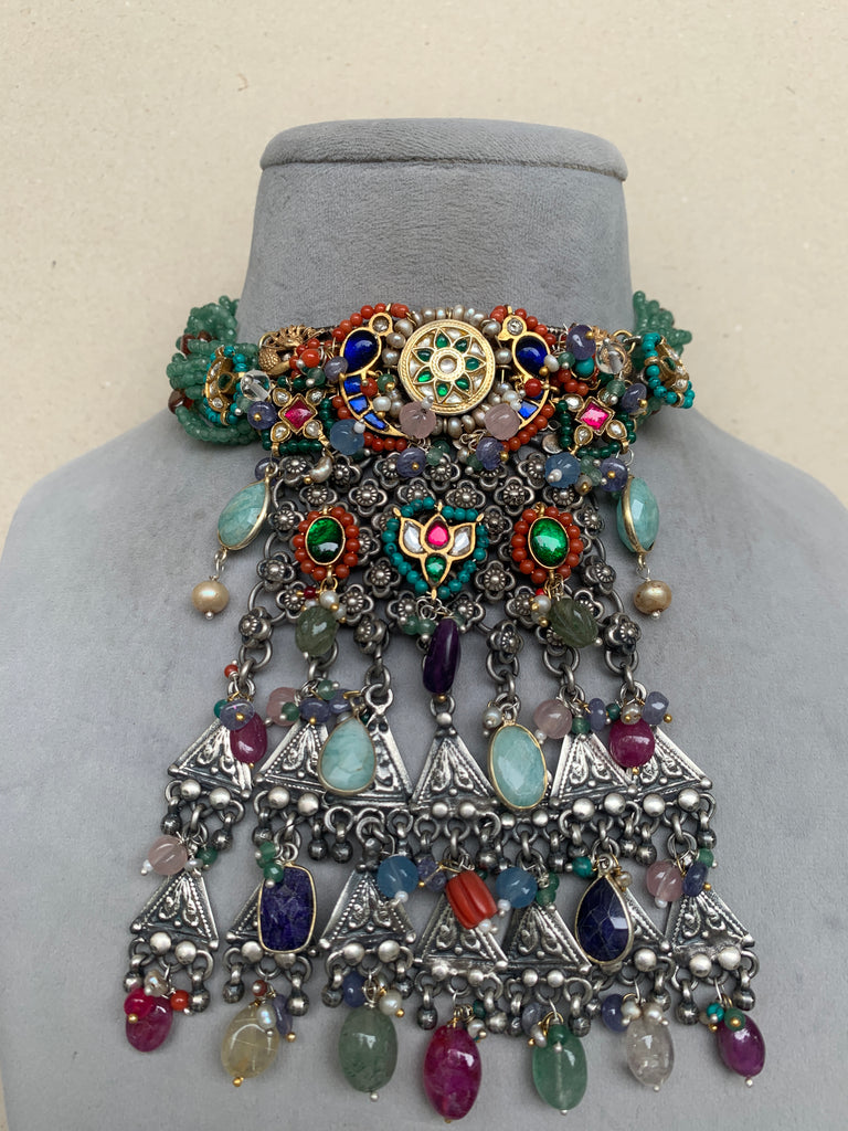 S1078 Maahru Silver Necklace