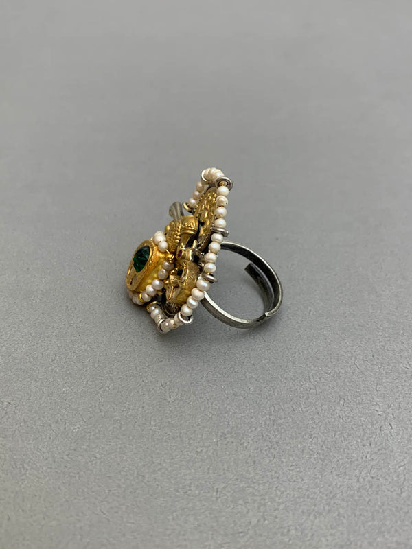 JV750 Maahru Silver Ring