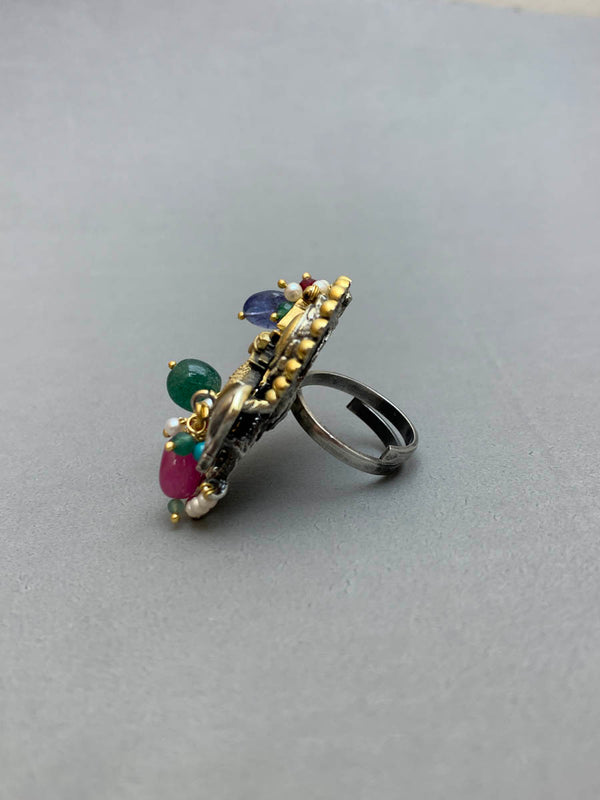 JV741 Maahru Silver Ring