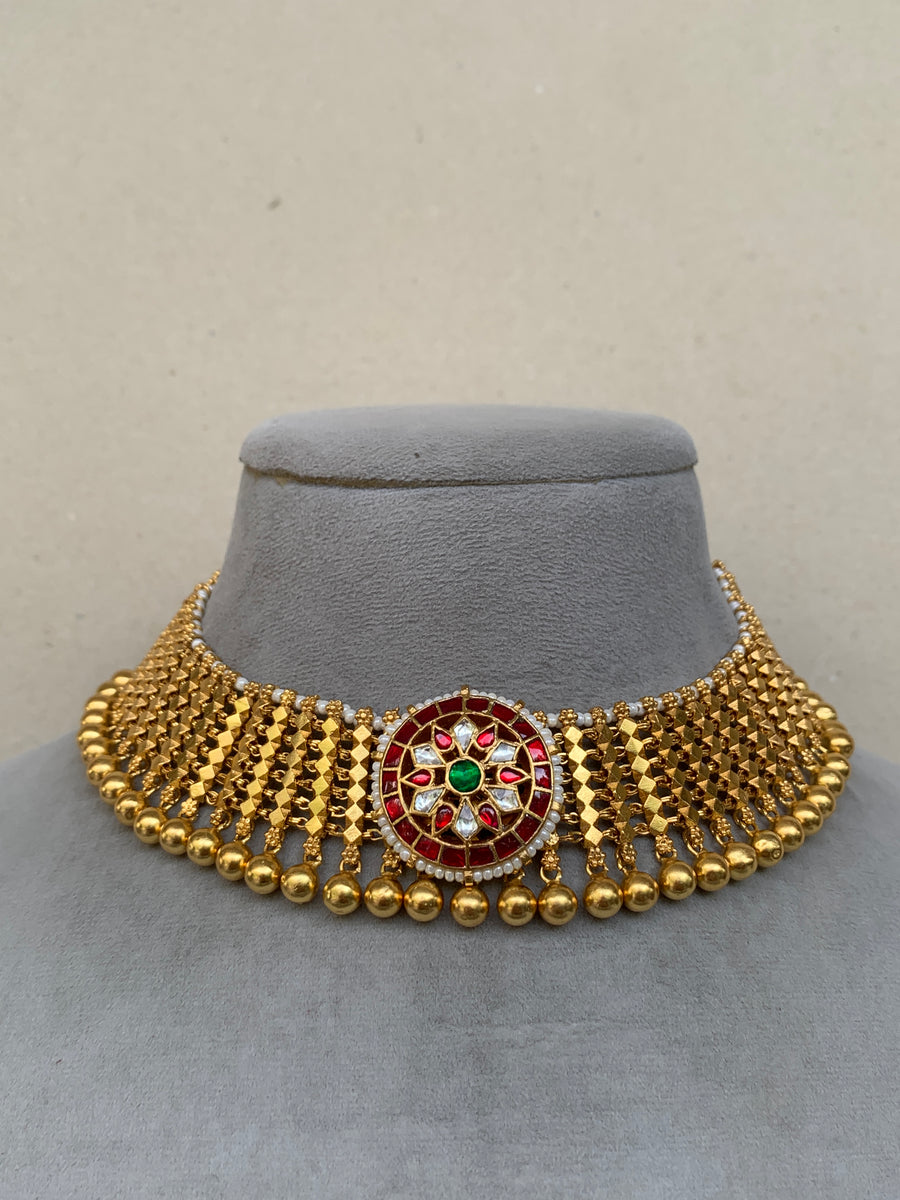 MN681 Antique Set – Raj Jewellery