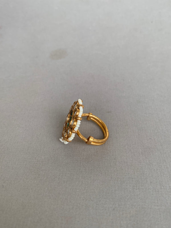 JV649 Heritage Jadau Ring