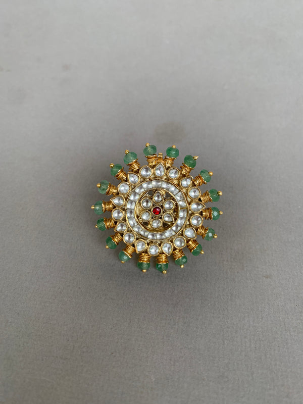 JV643 Heritage Jadau Ring