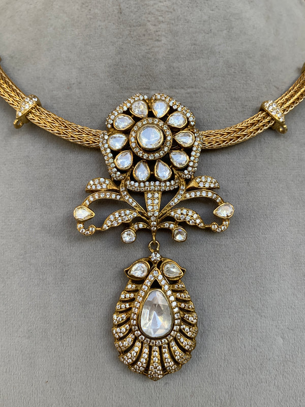 US547 Moissanite Set With Earrings