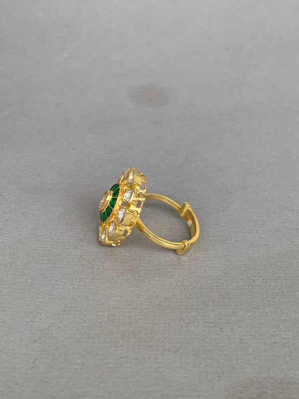 UA225 Moissanite Silver Ring