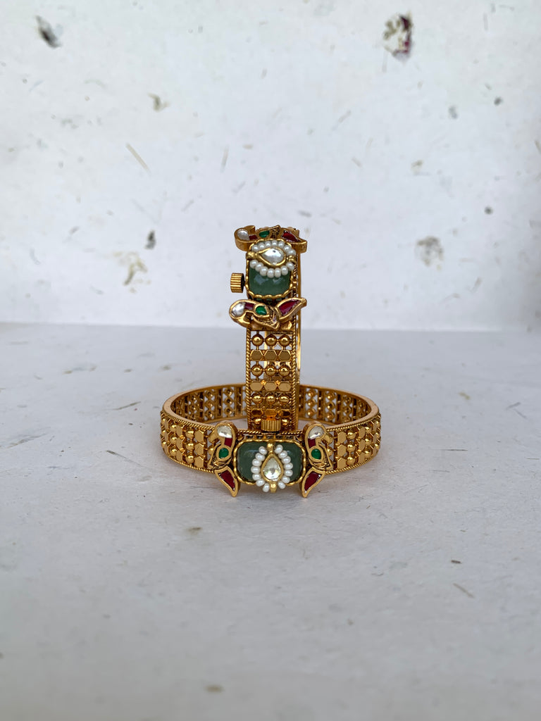 MB1006 Multi Antique Jadau Bangle