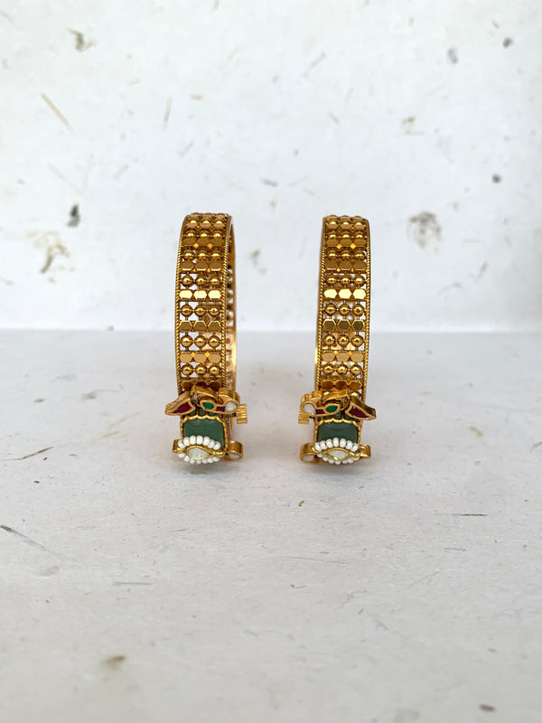 MB1006 Multi Antique Jadau Bangle