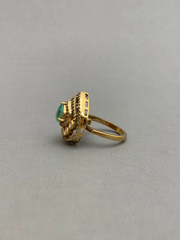 UA277  Moissanite Silver Ring