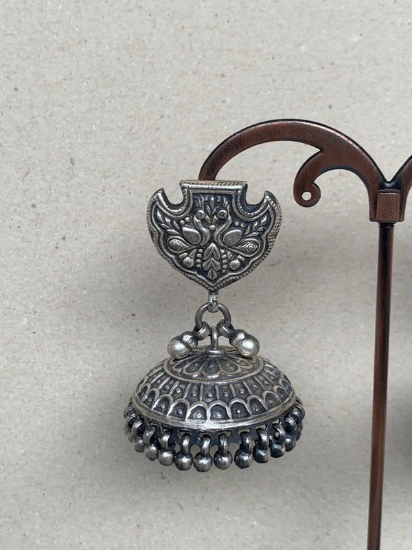 E1027 Maahru Silver Earrings
