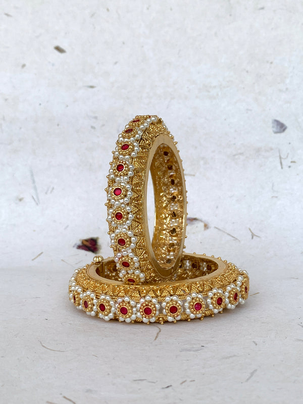 FB069 Antique Jadau Bangle