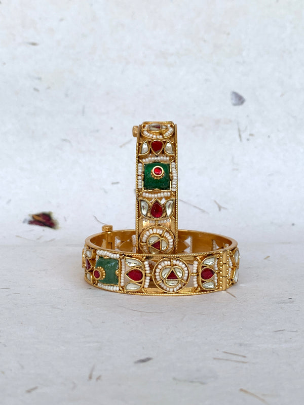 MB946  Multi Jadau Bangle