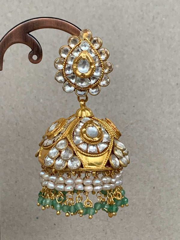 AA683 Heritage Jhumka Earrings