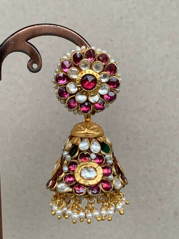 AA678 Heritage Jhumka Earrings