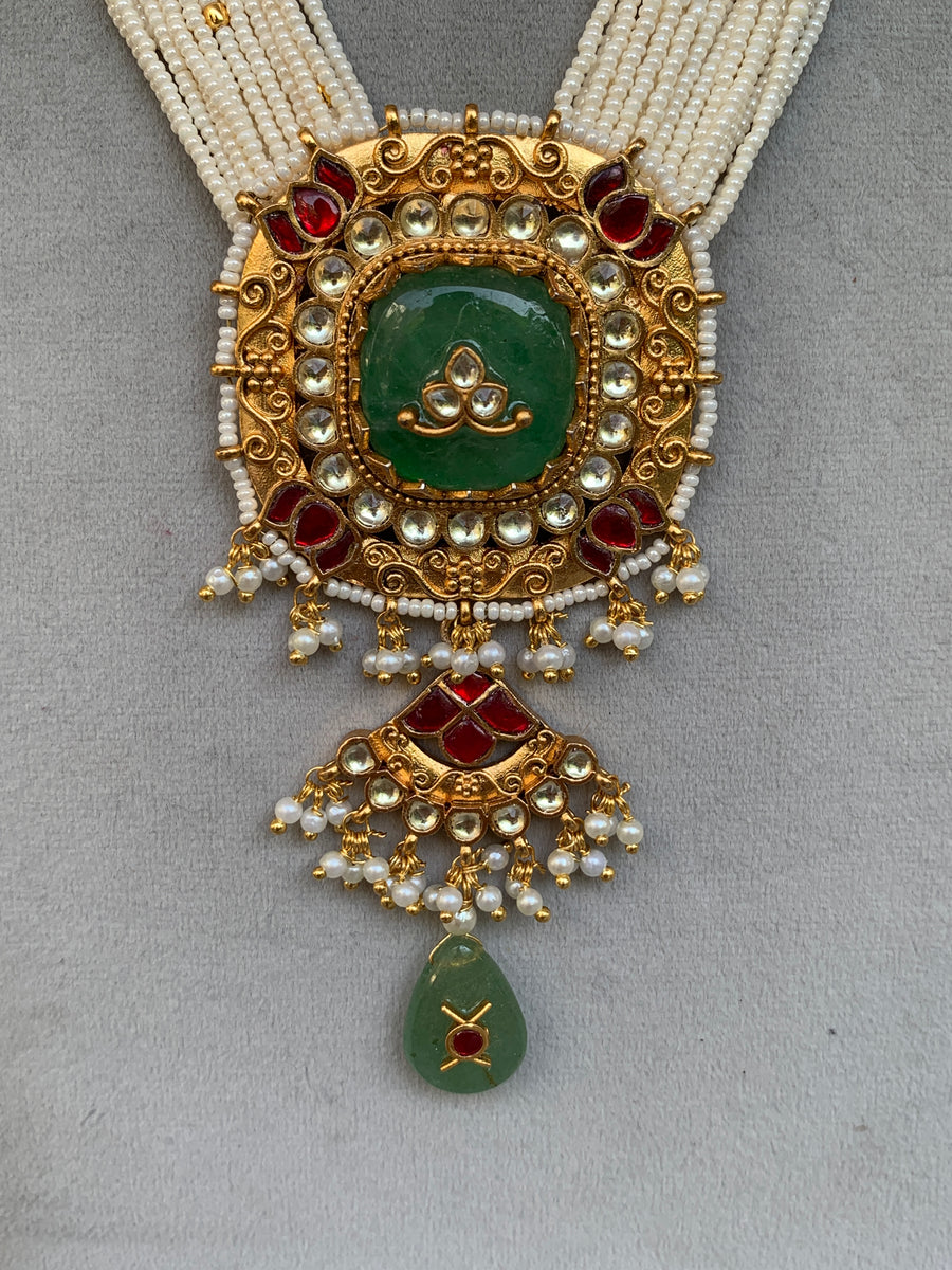MM1951 Long Antique Set – Raj Jewellery