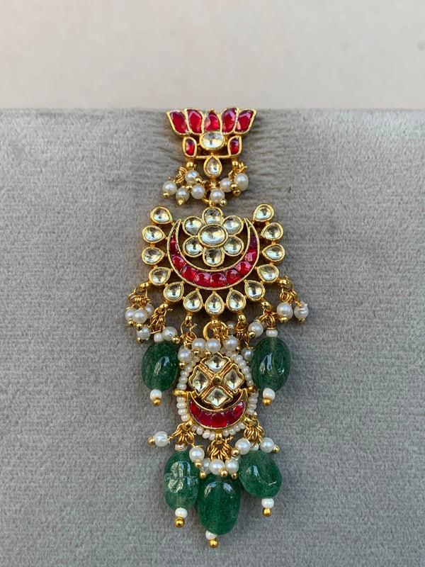 TN278 Multi Jadau Earrings