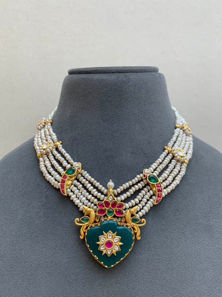 AJ1300  Heritage Jadau Necklace
