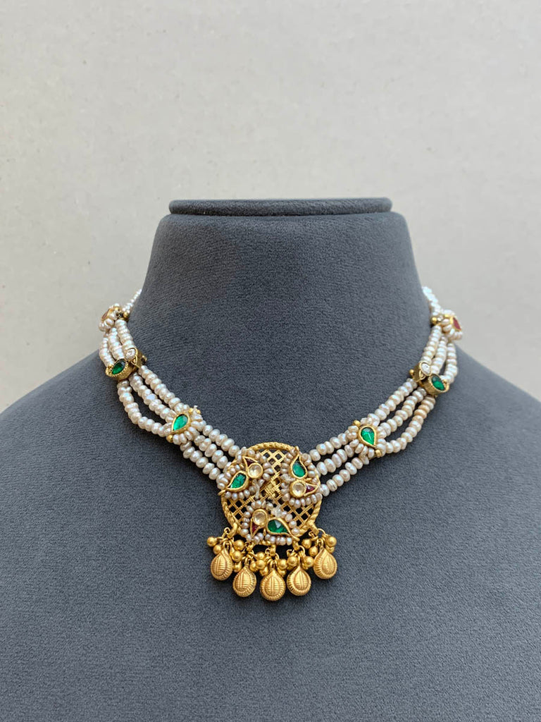 AJ1338  Heritage Jadau Necklace