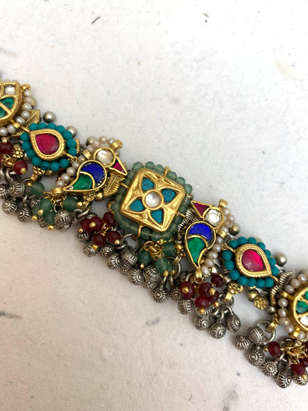 JB1039  Maahru Silver Bracelets
