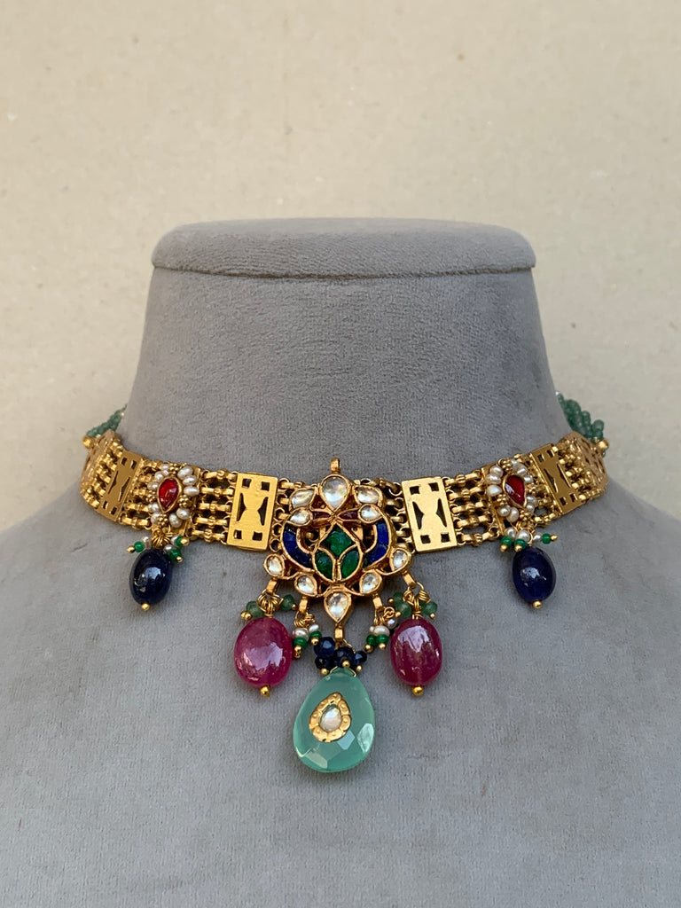AJ1245 Rambaugh Antique Necklace