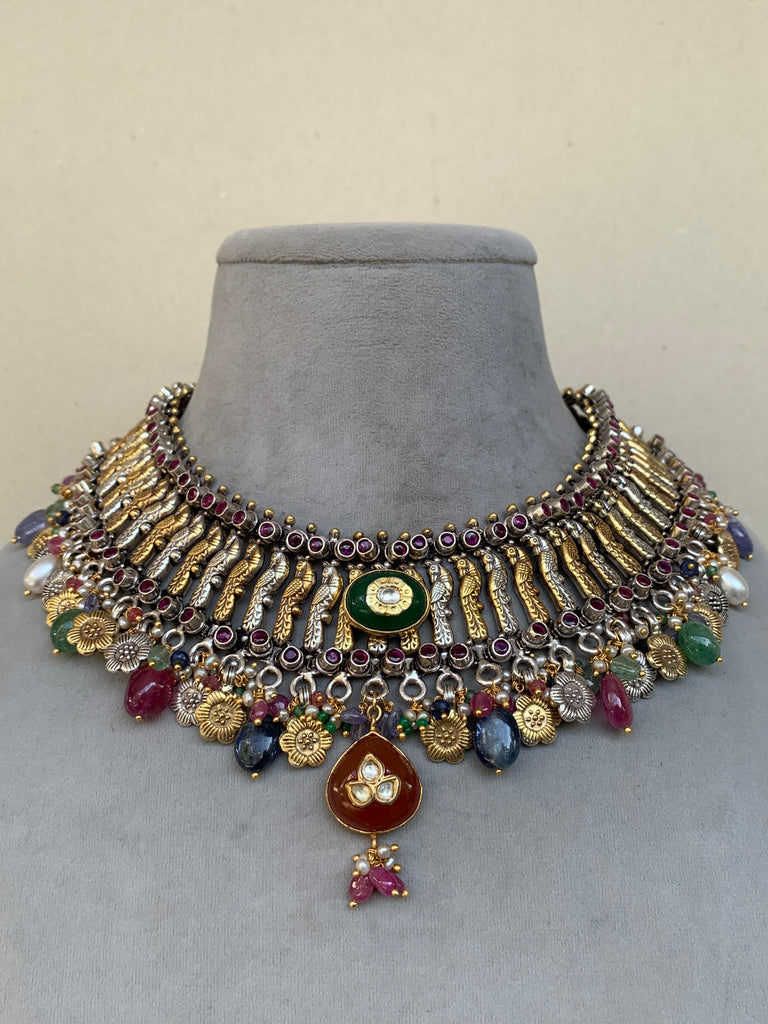 FS211  Maahru Silver Necklace