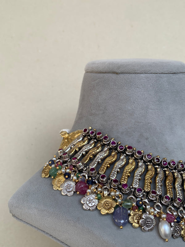 FS211  Maahru Silver Necklace