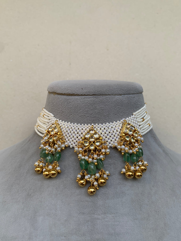 MM1938W White Jadau  Set